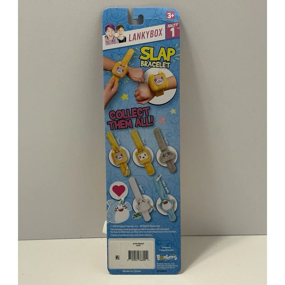 LankyBox Slap Bracelet – Series 1 – FOXY – NWT – Collectible Kids Toy